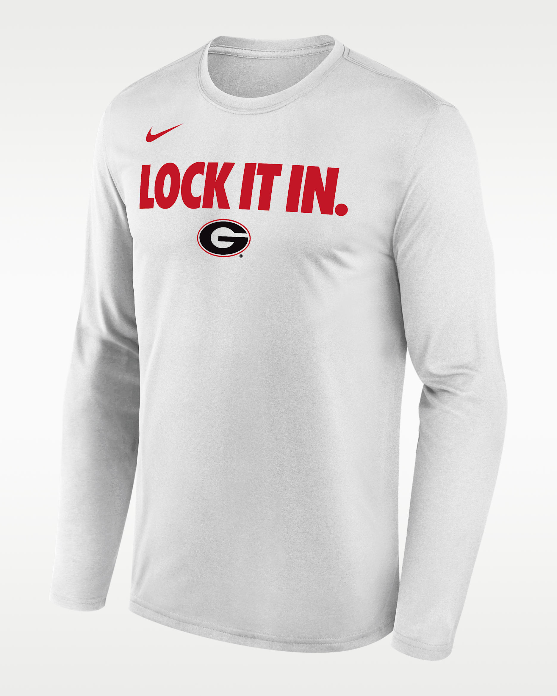 Georgia 2026 On-Court Bench Men's Nike Dri-FIT College Long-Sleeve